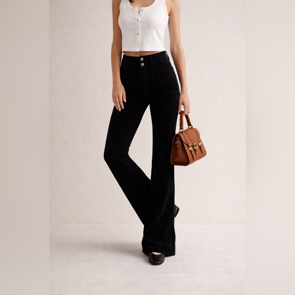 We The Free Black Jayde Flare Jeans